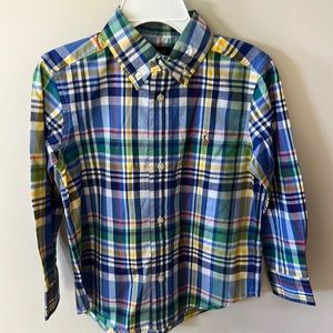NWT Polo By Ralph Lauren 3/3T Long Sleeve Button Down